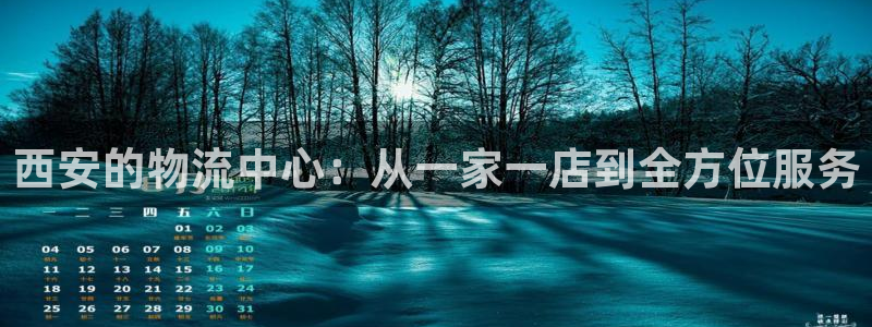 超凡国际流水怎么算：西安的物流中心：